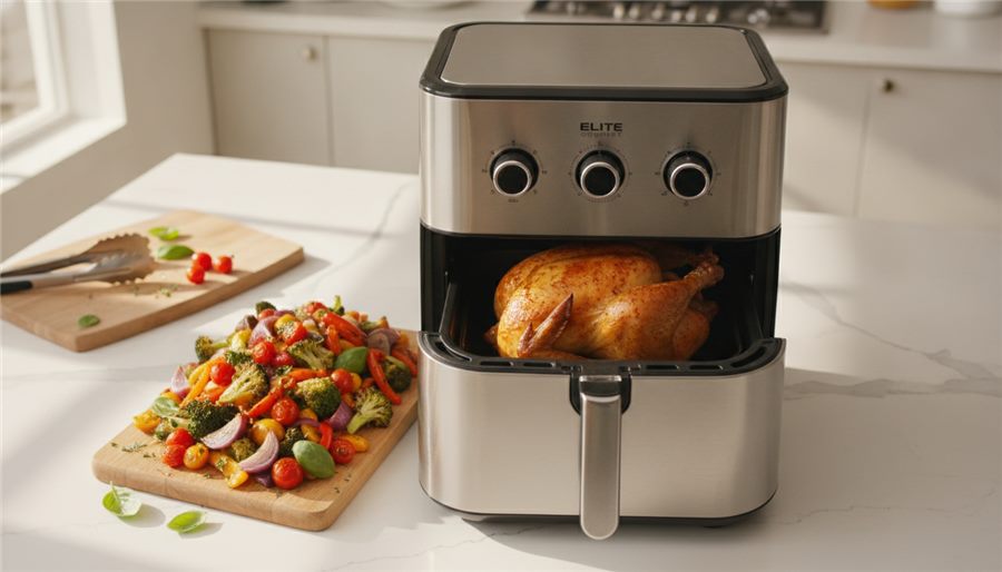 Elite Gourmet 8.5Qt Air Fryer Oven