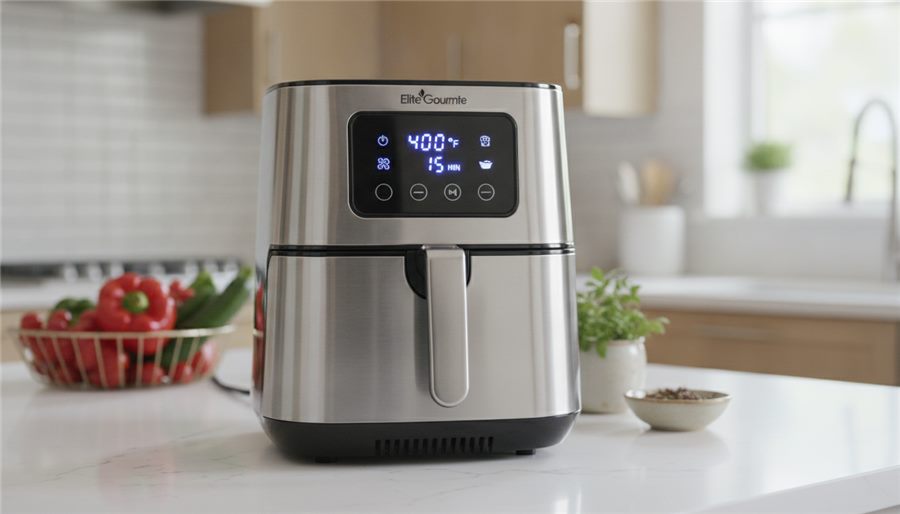 Elite Gourmet EAF9010B All-Steel Air Fryer