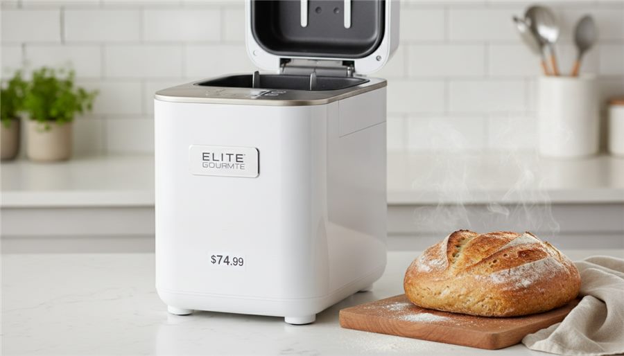 Elite Gourmet ceramic bread maker $74.99