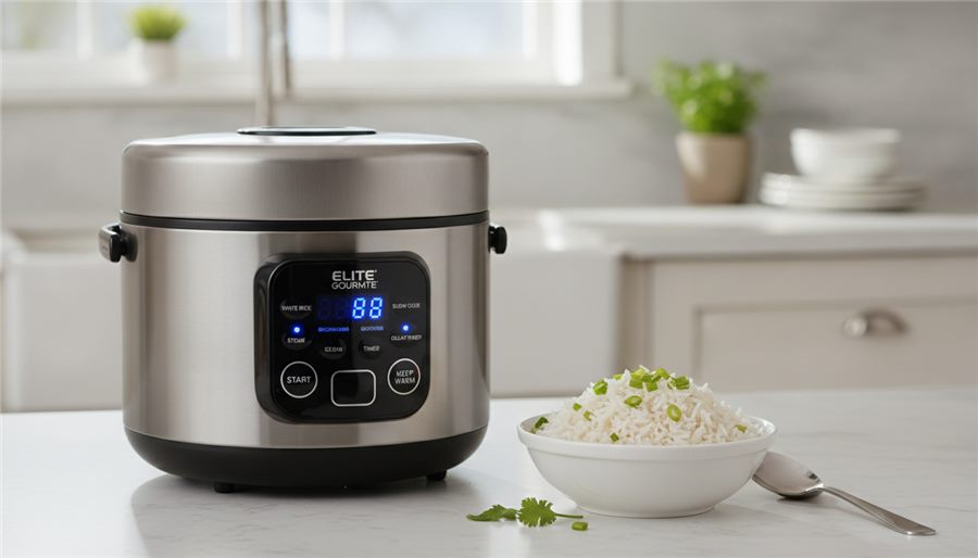 Elite Gourmet rice cooker features