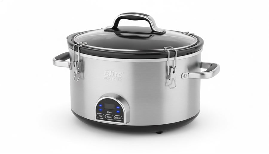 Elite Platinum MST-900VXD 8.5 quart slow cooker locking lid