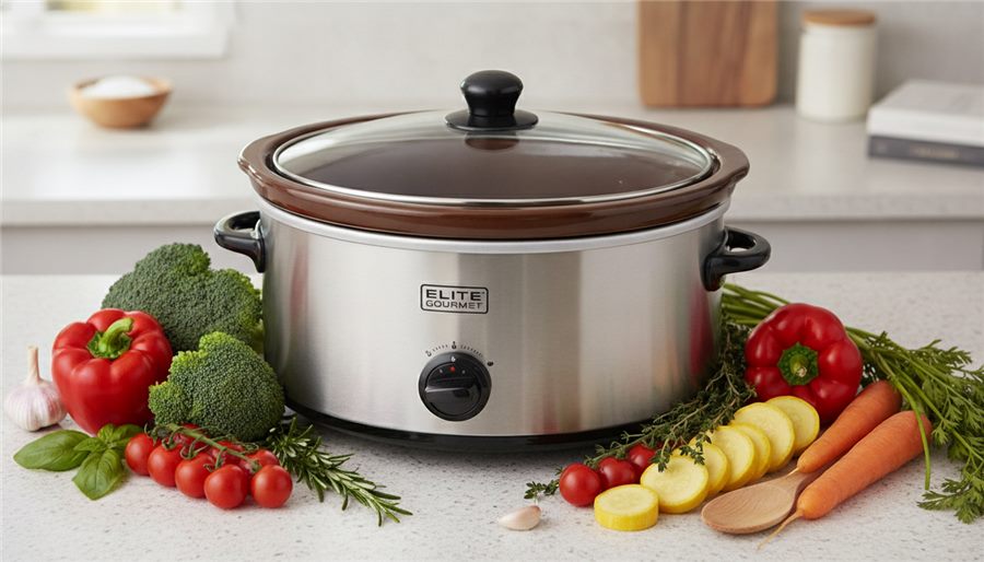 Elite Gourmet MST-275XS 2 quart oval slow cooker