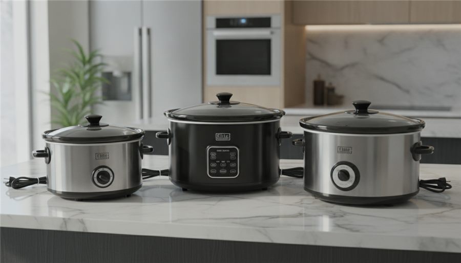 Elite Gourmet mid-size slow cookers