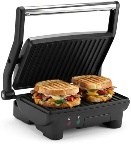Elite Gourmet EPN-2976 2-in-1 Nonstick Panini Press & Indoor Grill