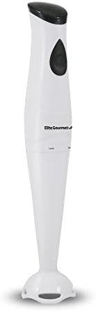 Elite Gourmet EHB-2425X Electric Immersion Hand Blender Stick, Mixer, Chopper