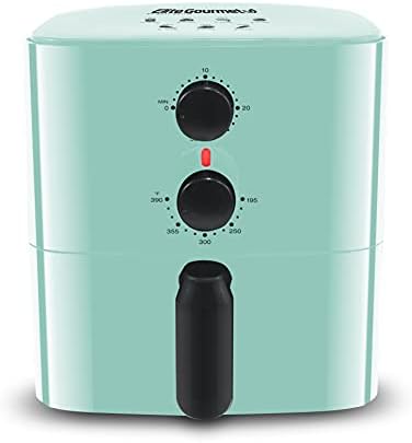 Elite Gourmet EAF-3218BL Personal 1.1Qt Compact Space Saving Electric Hot Air Fryer Oil-Less He