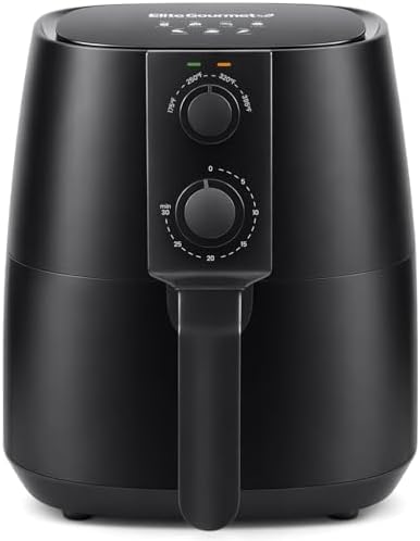 Elite Gourmet EAF4617 Electric Digital Hot Air Fryer, 1350Watts, Oil-Less Healthy Cooker