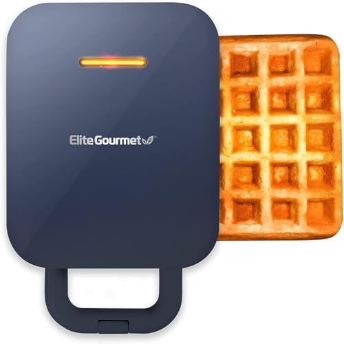 Elite Gourmet Electric 3-in-1 Nonstick 1-Inch Thick Belgian Waffle & Grill/Sandwich Maker
