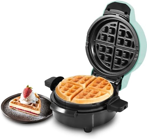 Elite Gourmet EWM380M Nonstick Fluffy Stuffed Waffle Maker, 1.5-Inch Jumbo Thick Waffles
