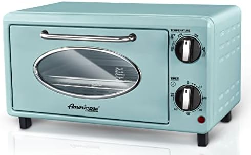 Elite Gourmet by Maximatic Americana Collection ETO147M Diner 50’s Retro Countertop Toaster ove