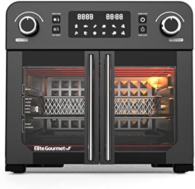 Elite Gourmet EAF9010B All Steel Exterior