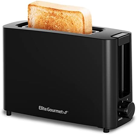 Elite Gourmet ECT118B Cool Touch Single Slice Toaster