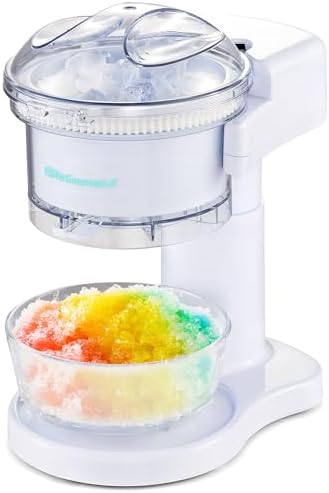 Elite Gourmet Snow Cone & Shaved Ice Maker, ESI2215M, Refreshing Slushies, Margaritas