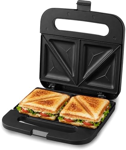 Elite Gourmet ESM2207XSS Sandwich Panini Maker Grilled Cheese